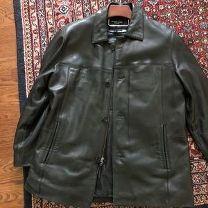COPY - Black leather coat